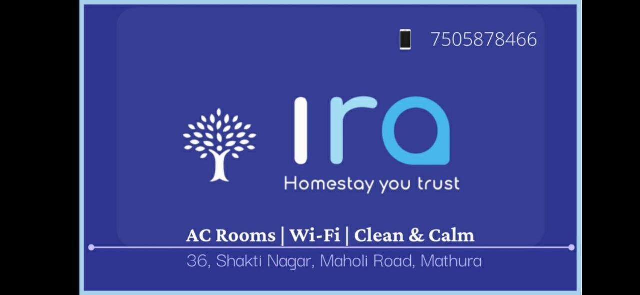 Ira Homestay Mathura - Divine Spiritual Stay Esterno foto